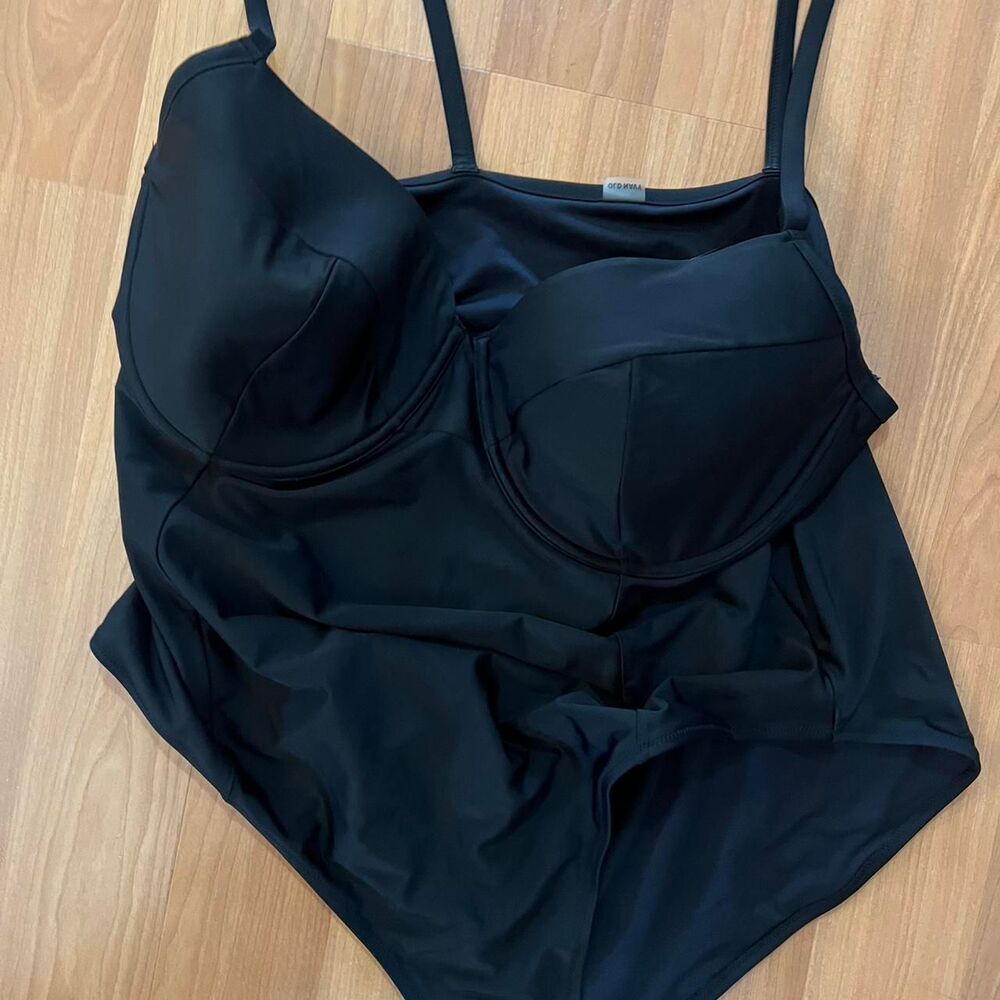 Old-navy-plus Women's Black Swimsuit-one-piece